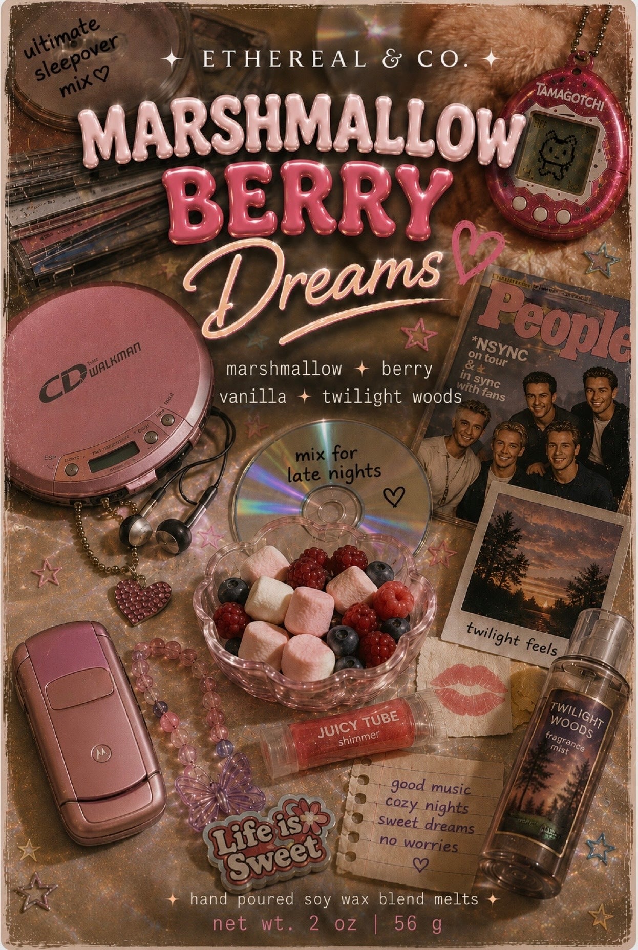 Marshmallow Berry Dreams- Extreme Nostalgia Collection