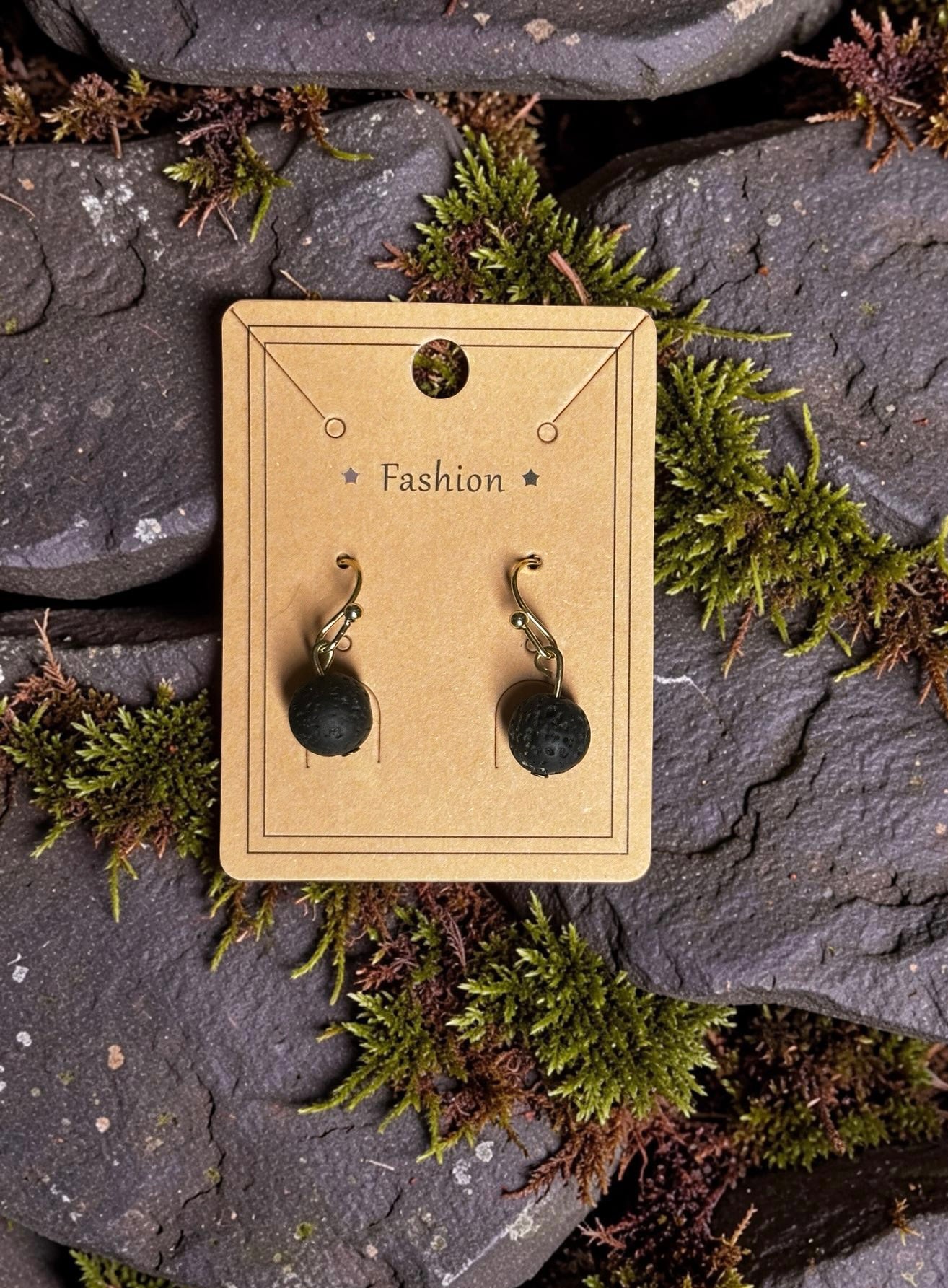 Lava Stone Earrings
