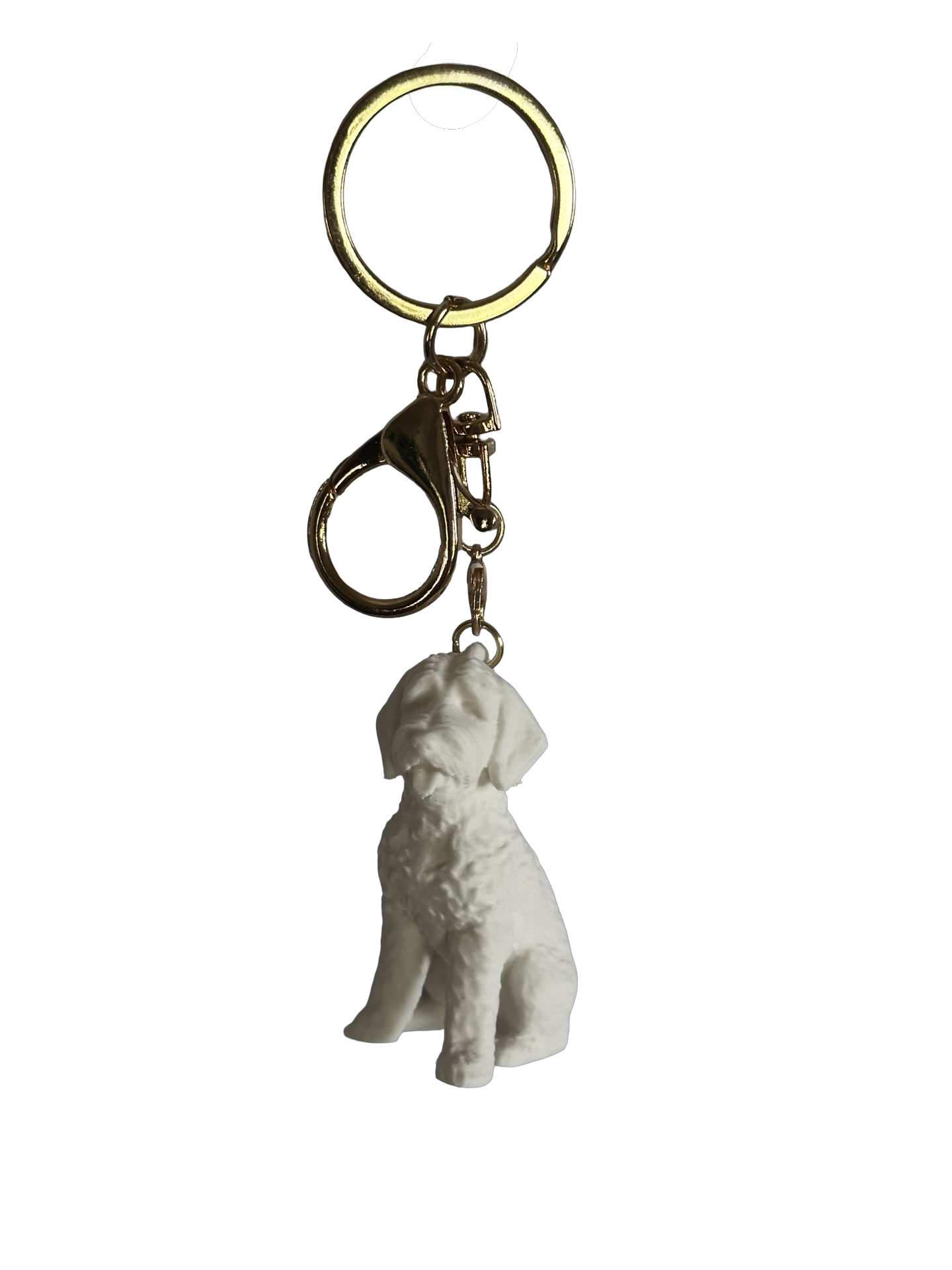 Labradoodle keychain- White, Gold, or Black