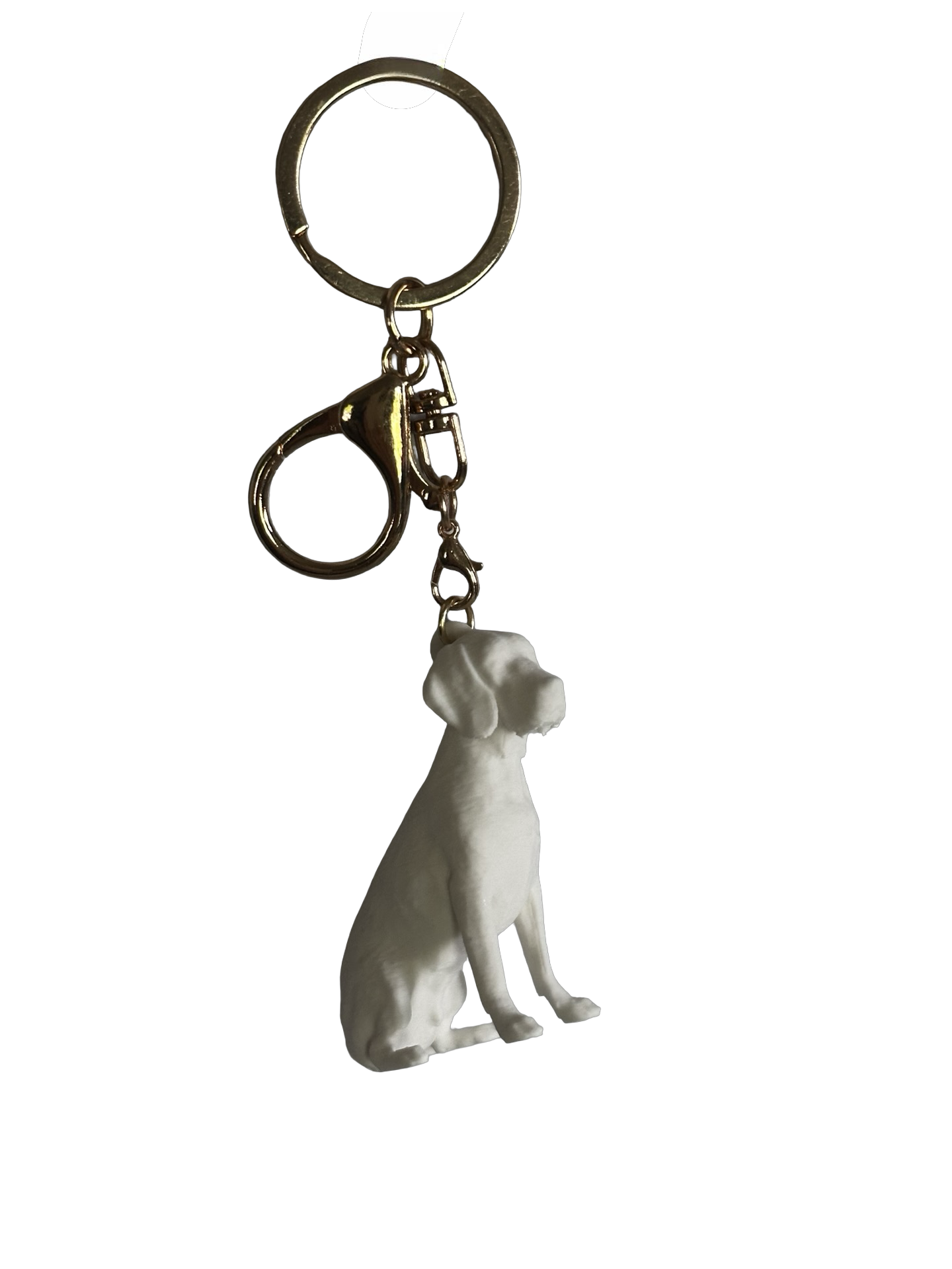 Beagle/Bird Dog Keychain- White, Gold, or Black