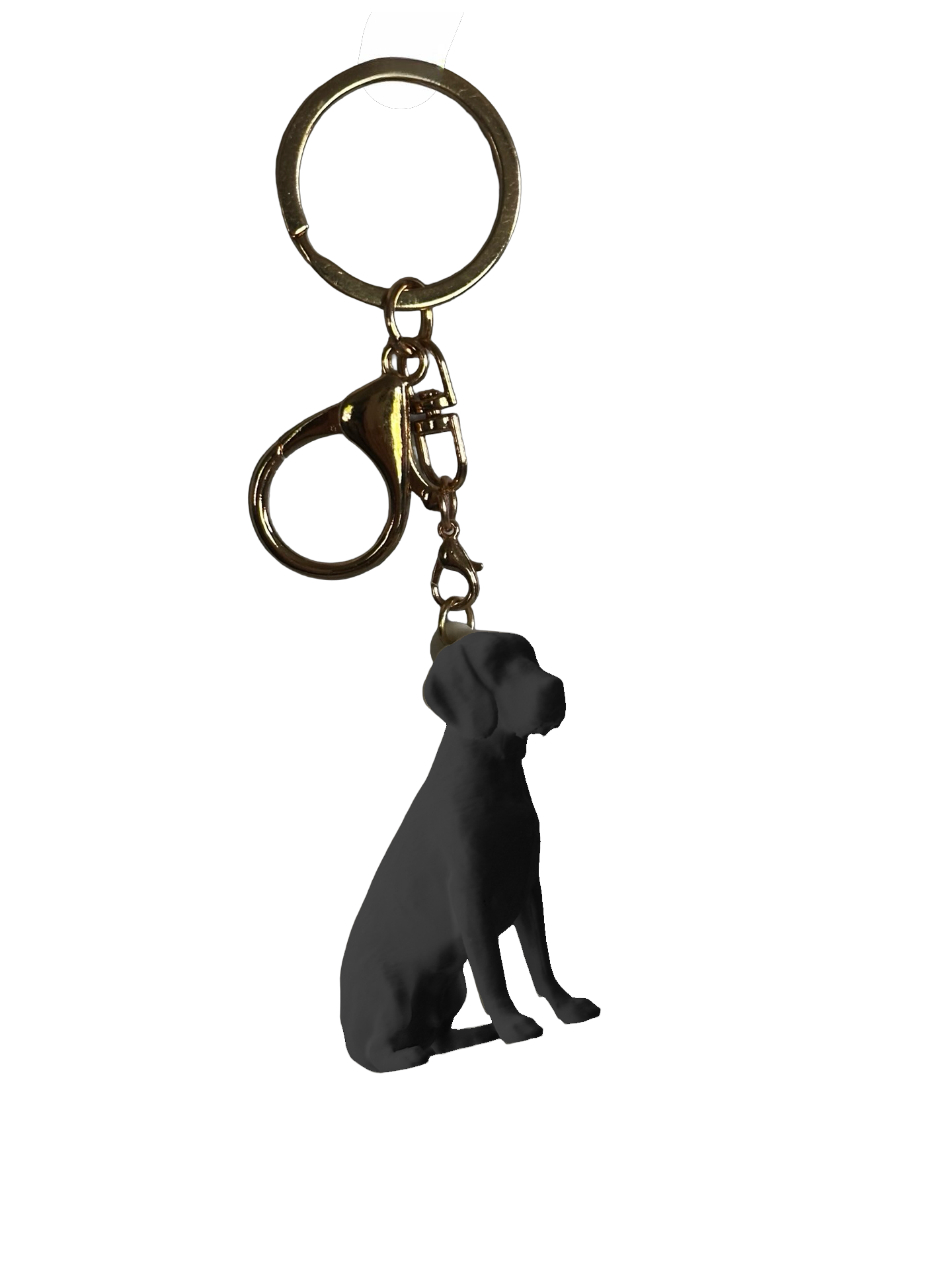 Beagle/Bird Dog Keychain- White, Gold, or Black