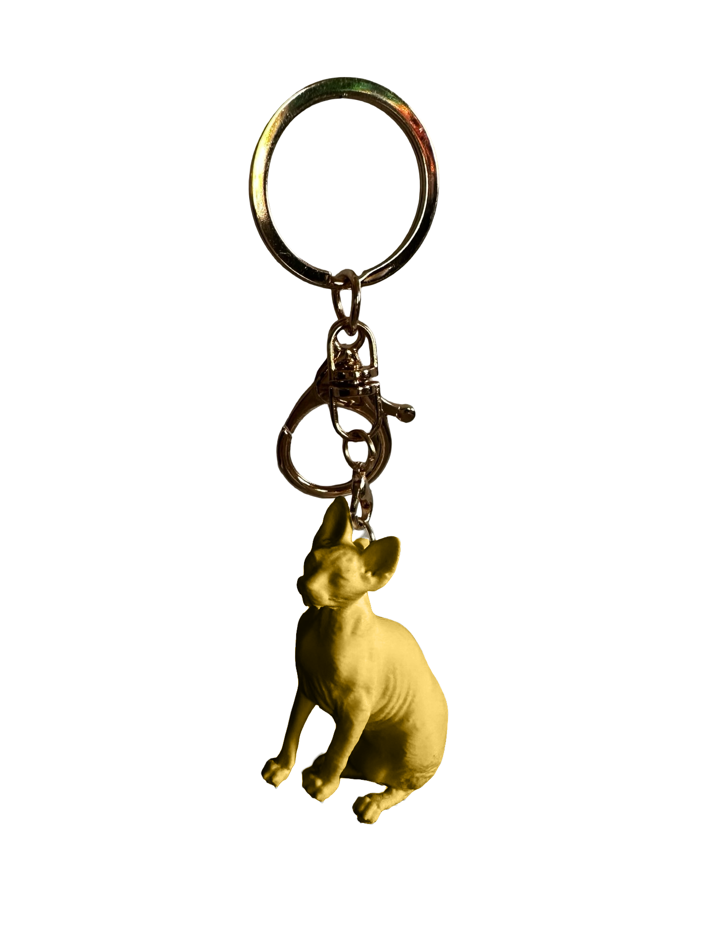 Sphynx keychain- White, Gold, or Black